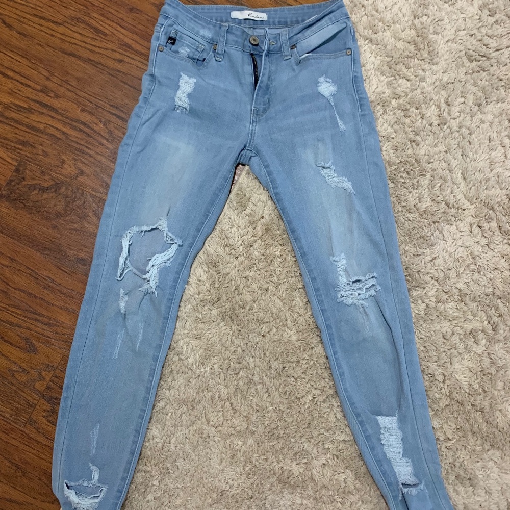 Kancan distressed jeans